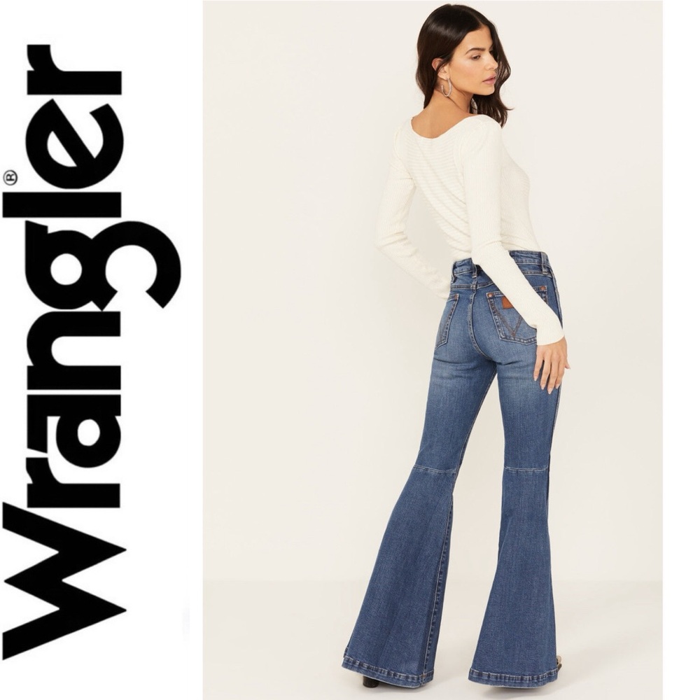 NWT WRANGLER RETRO WOMEN'S HIGH RISE FLARE JEANS 27 x 30